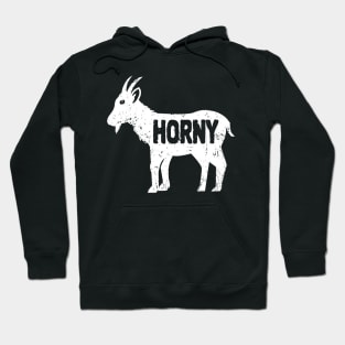 Horny Goat Funny adult humor mens Inappropriate Hoodie